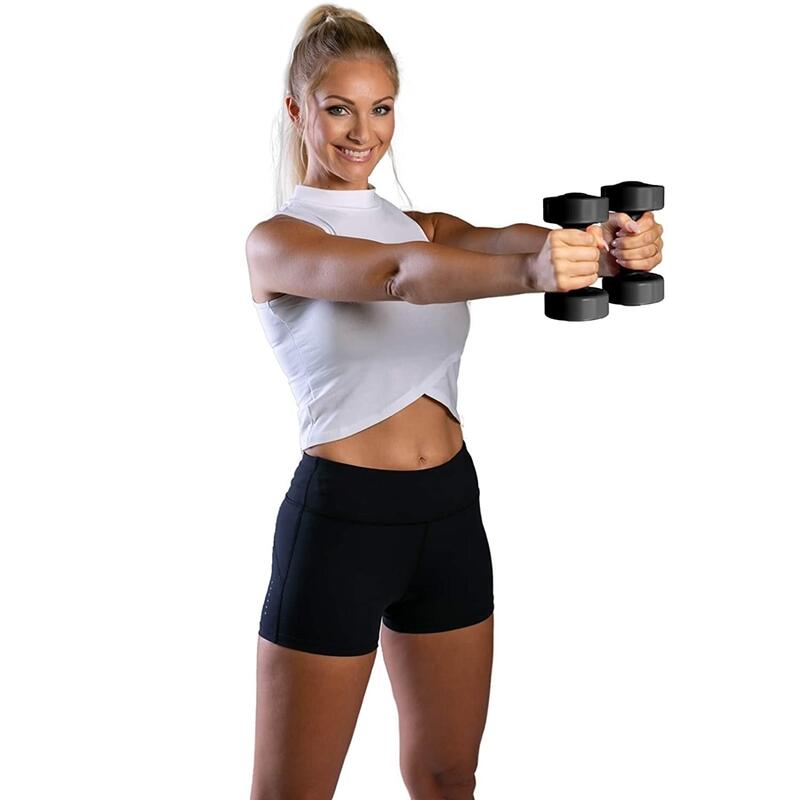 Set gantere 2x3 kg, negru