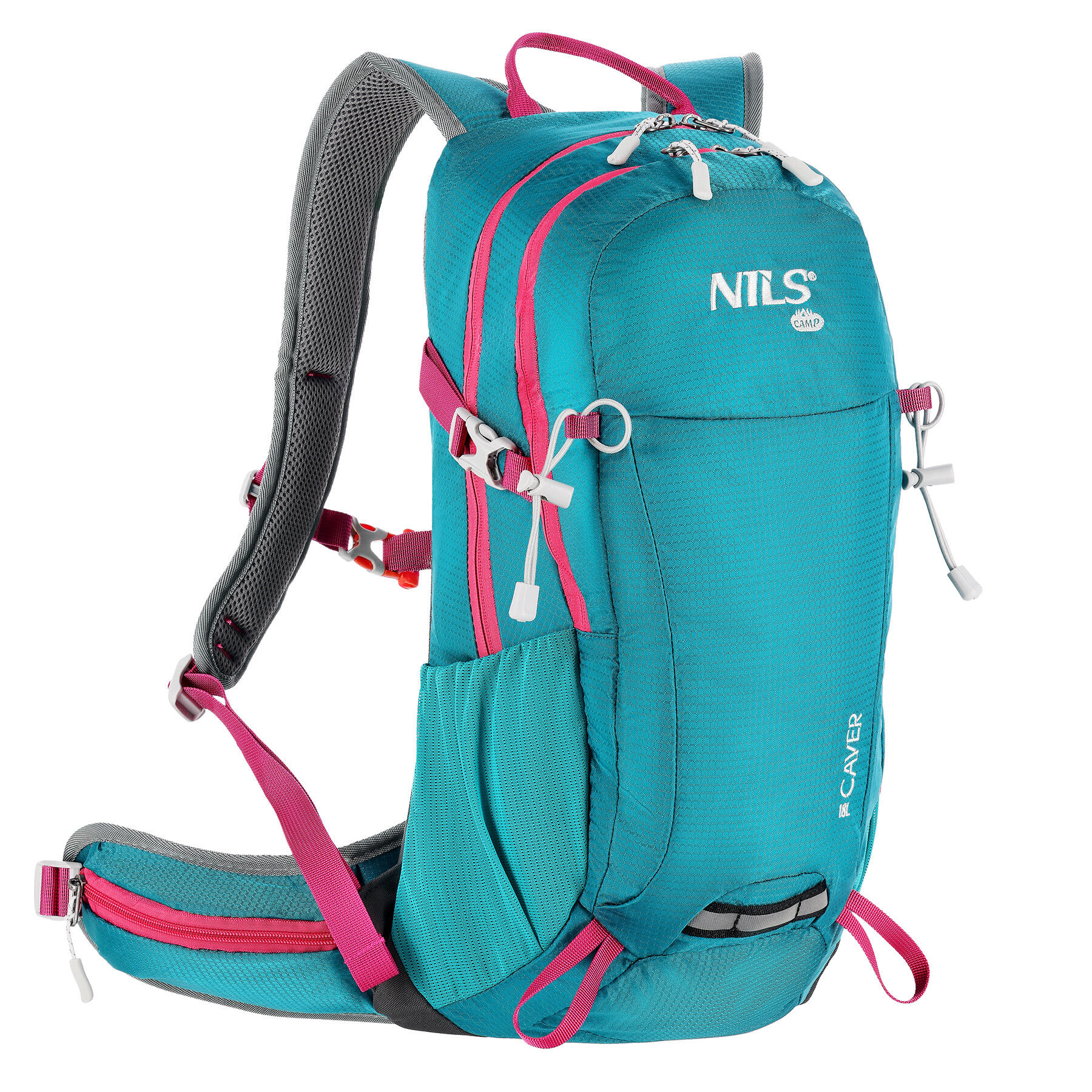 Nils Camp - Sac À Dos De Randonnée Caver 18l Nc1950 Nils Camp - Chest Pack - Bleu|rose - 18 L - Decathlon