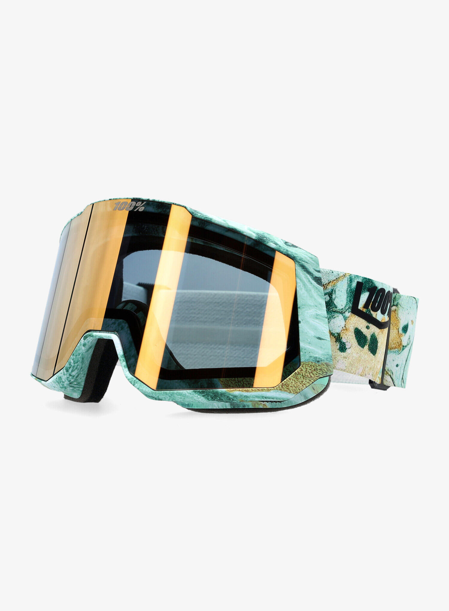 Gogle narciarskie 100% Snowcraft XL Hiper - fossil express/mirror copper 2/7