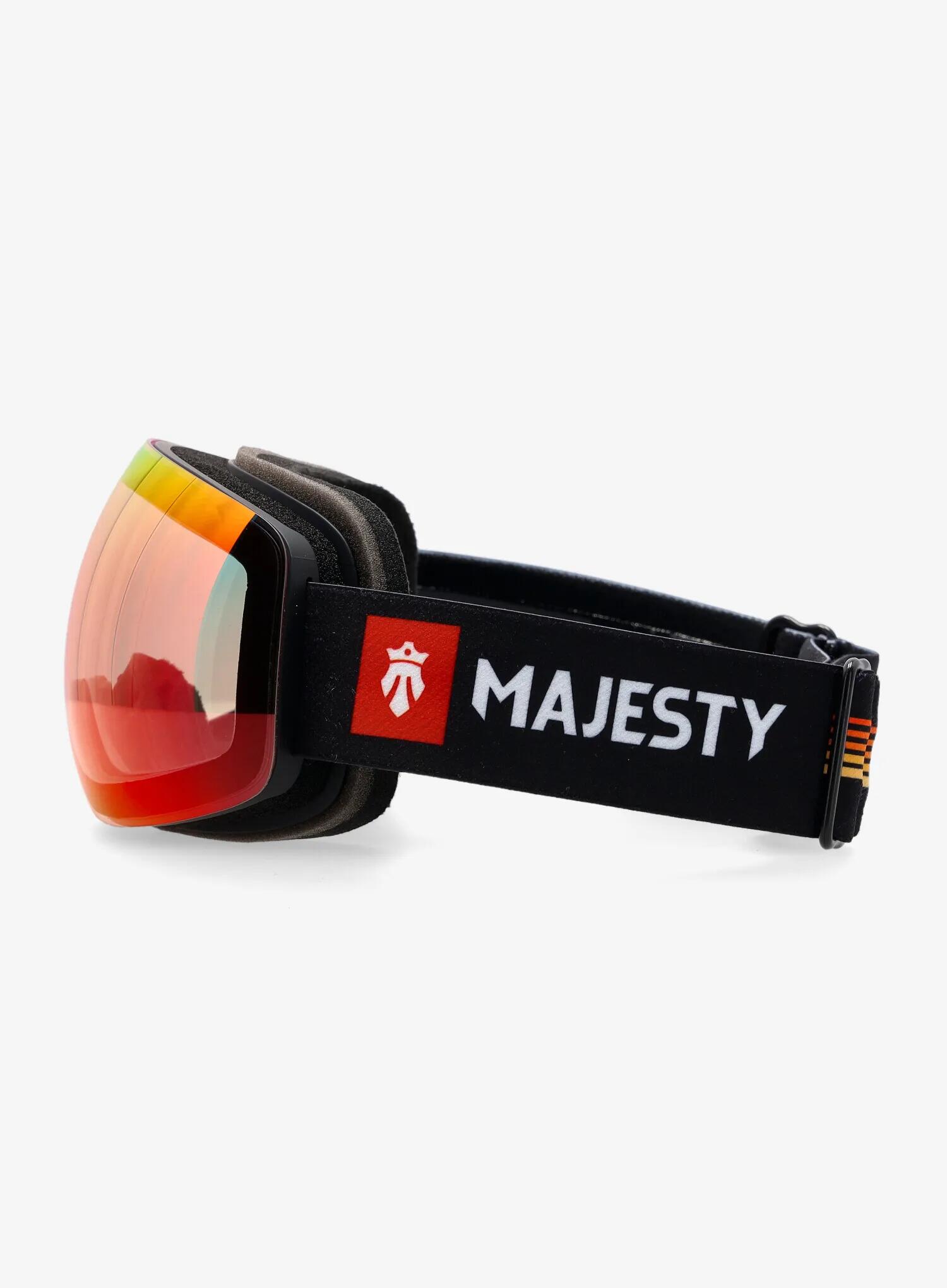 Gogle MAJESTY The Force Arc black/color/XENON HD rose revo + XENON HD red garnet 7/7