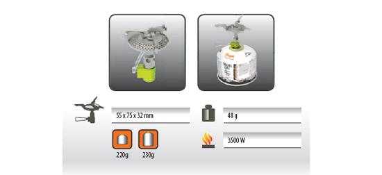 Titan Réchaud à gaz Surpass Mini de camping Trekking Outdoor 6/6