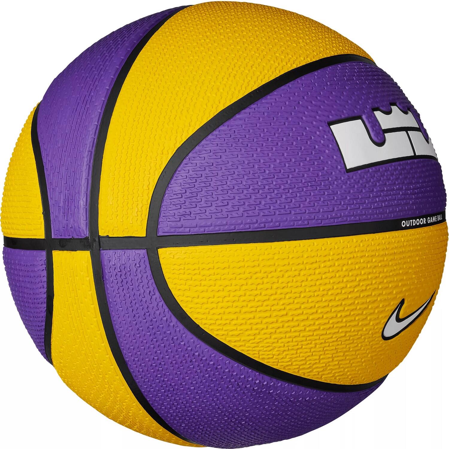 Ballon De Basket PLAYGROUND 2.0 LEBRON (Jaune / Violet) 2/3
