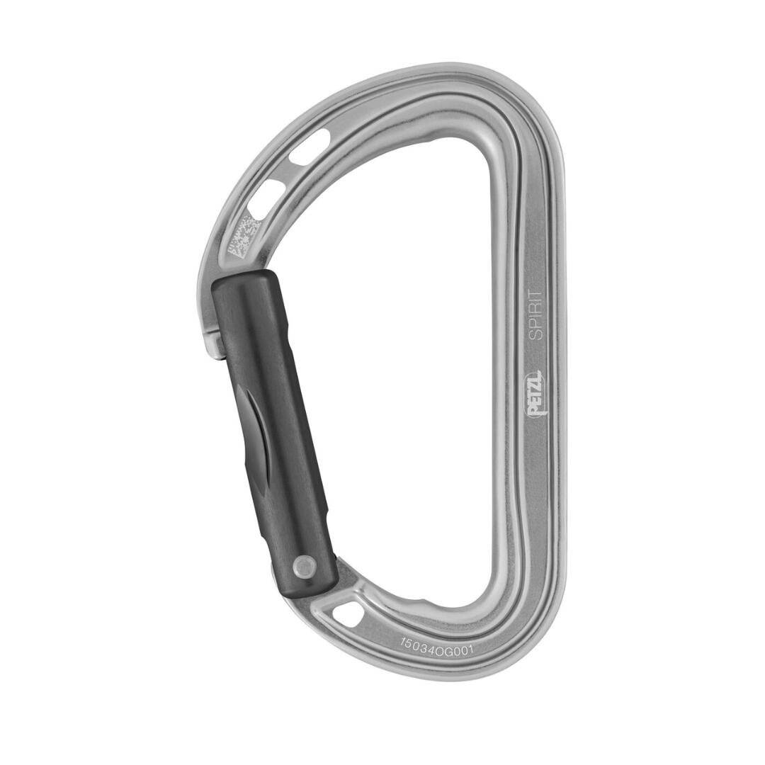 Mosquetón Spirit Petzl aluminio derecho Keylock 23 kN estándar 35–39 g 2/3