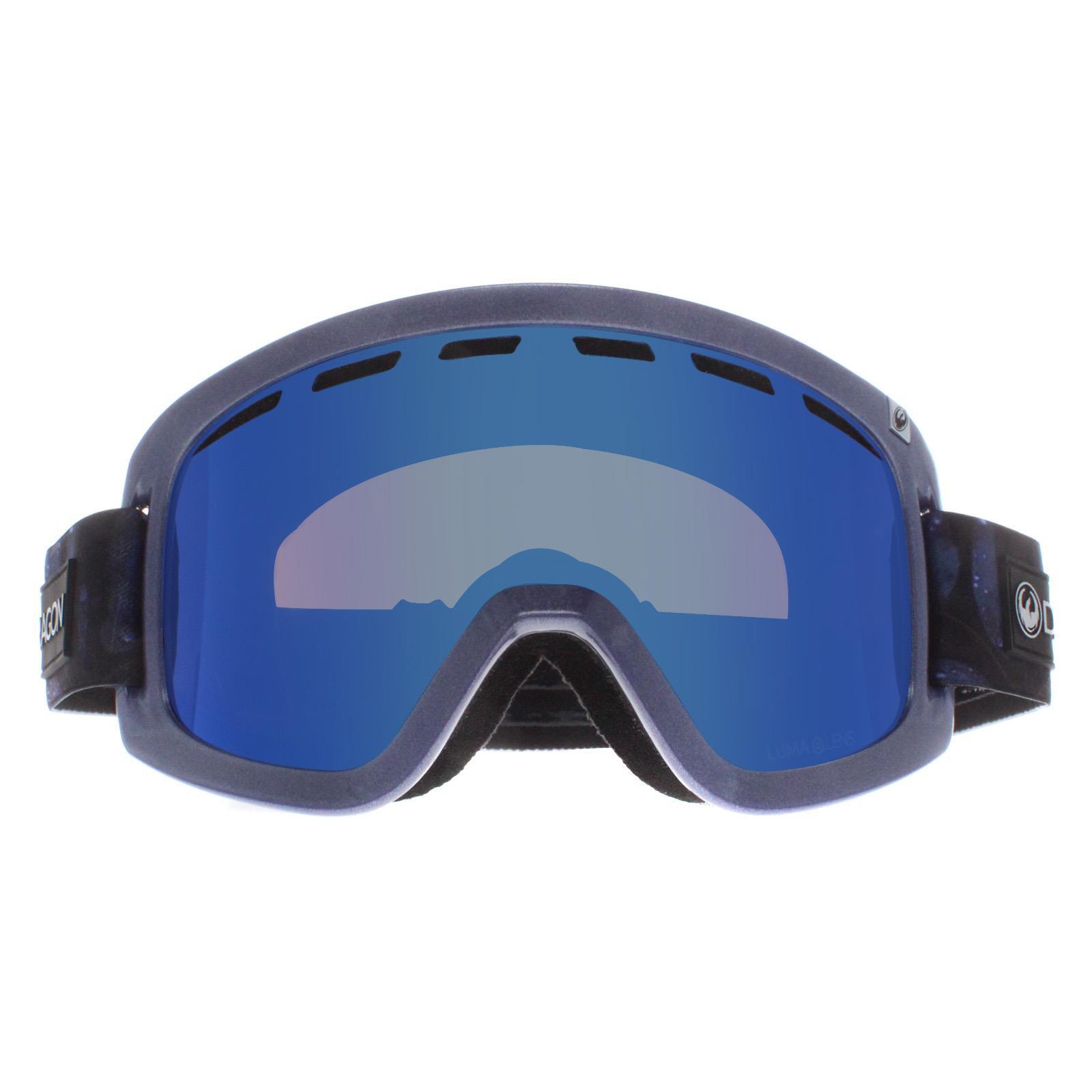 DRAGON Dragon Goggles Shimmer Unisex Lumalens Blue Ion and Amber D1 OTG