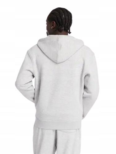 BLUZA męska NEW BALANCE z kapturem NB MJ43902AG szara rozsuwana XXL 4/4