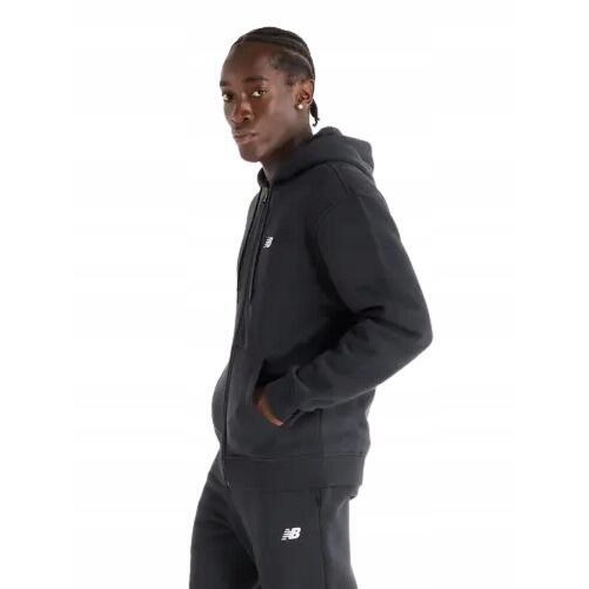 Bluza na co dzień męska NEW BALANCE na zamek z kapturem