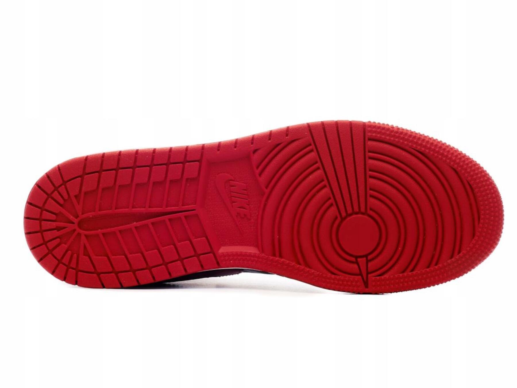 BUTY NIKE AIR JORDAN 1 MID skóra DQ8423-060 wysokie czarno czerwone 38,5 6/7