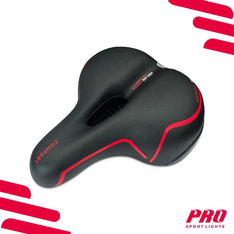 Fietszadel Memory Foam Comfort - Zwart - Dames/Heren