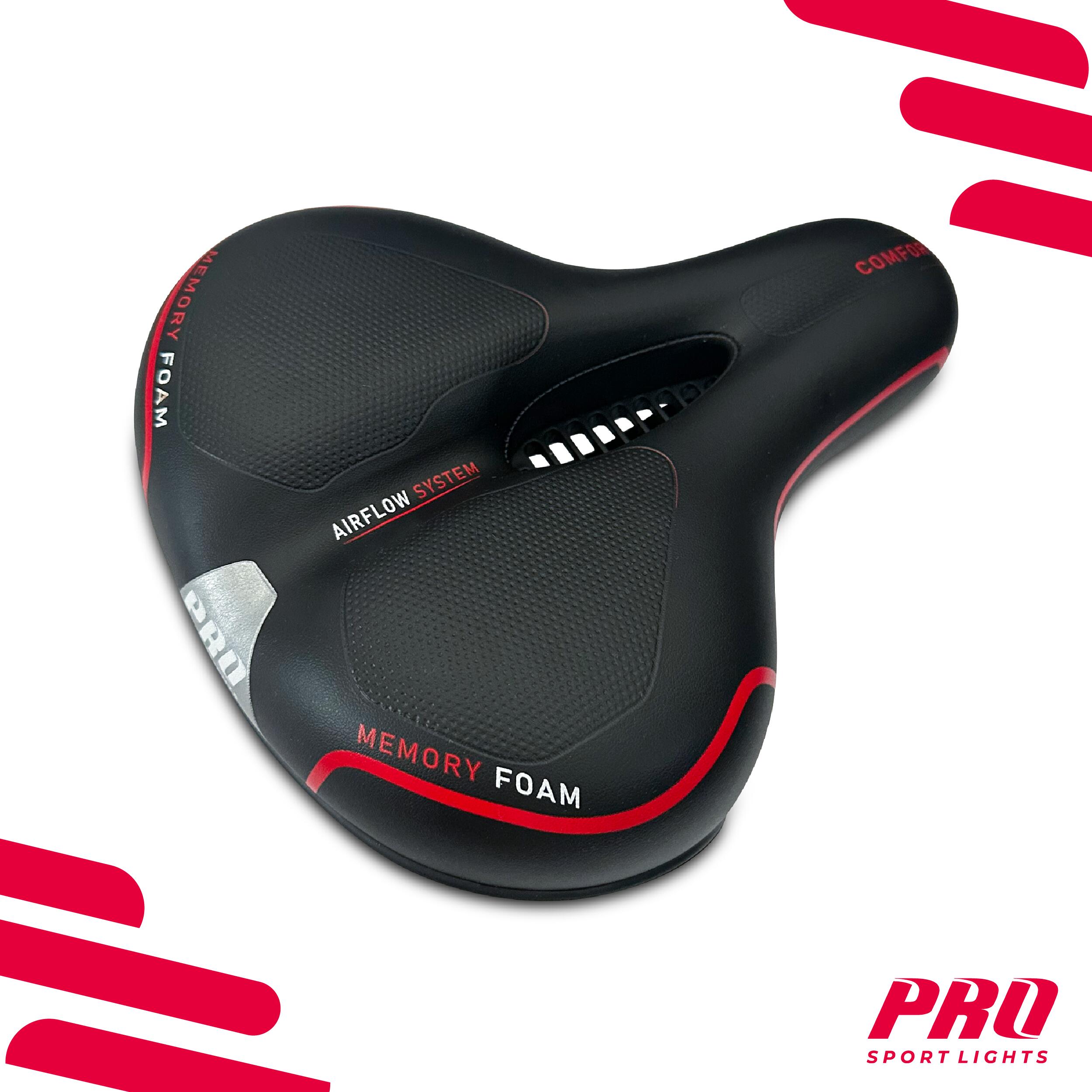 Selle Vélo Giant Contact 260x135 Mm Noir/rouge – Neuve Sans Emballage