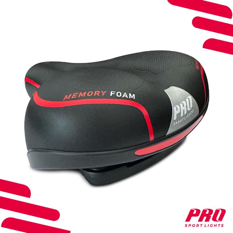 Fietszadel Memory Foam Comfort - Zwart - Dames/Heren