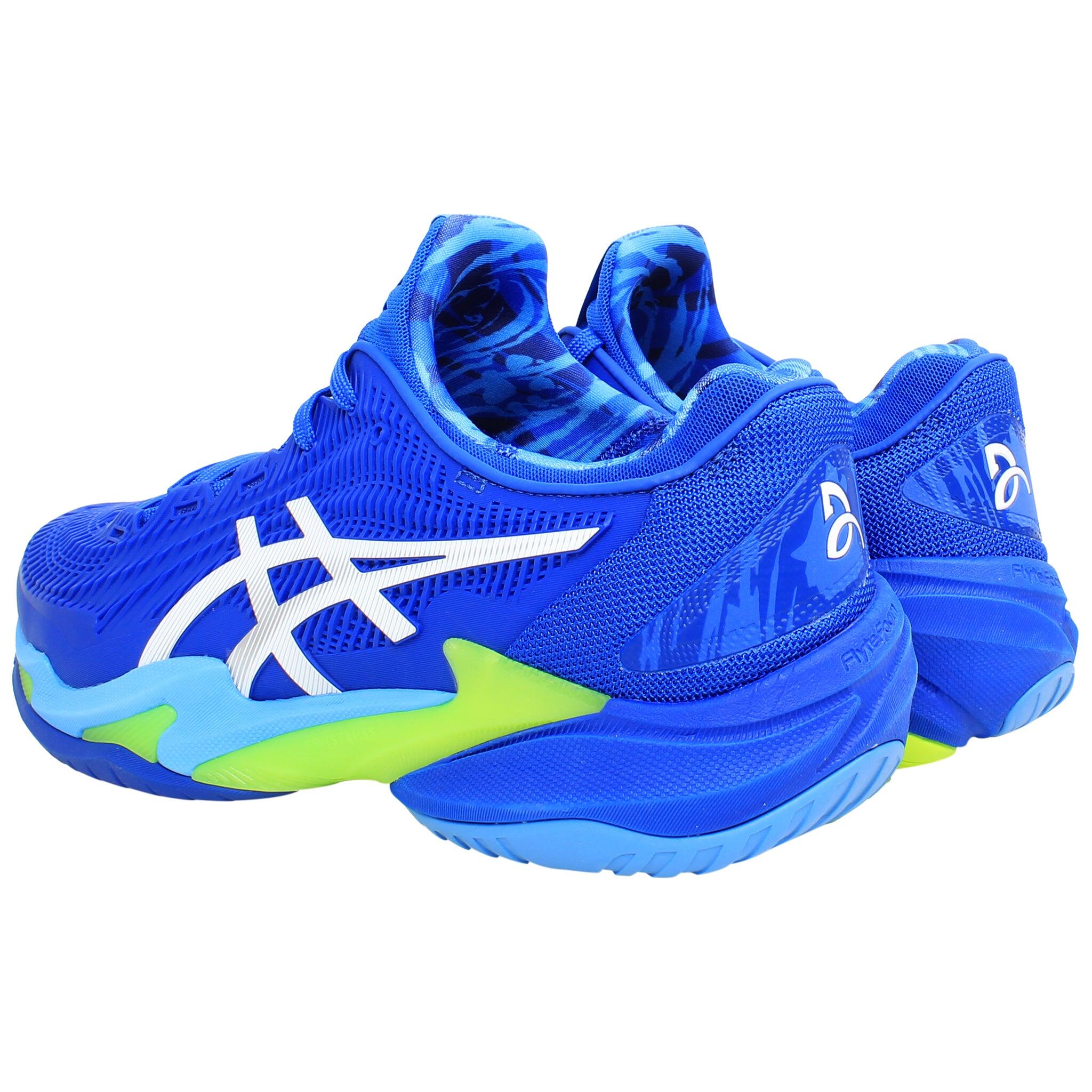 Asics Court FF 3 Novak Mens Blue Tennis Shoes 4/5