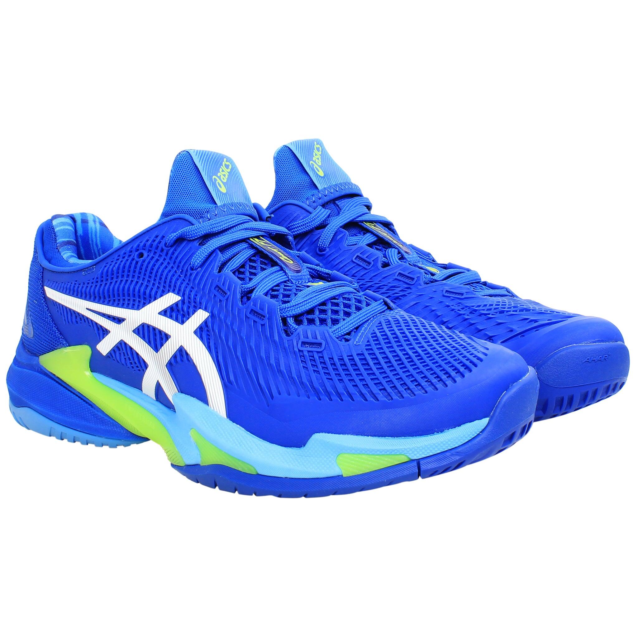 Asics Court FF 3 Novak Mens Blue Tennis Shoes 5/5