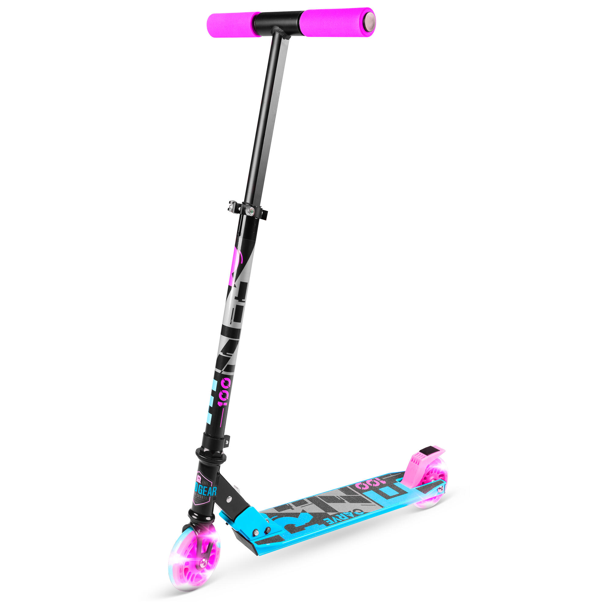 MADD GEAR PRO MADD GEAR CARVE RIZE LIGHT UP WHEEL SCOOTER – AGES 3 YEARS+ - DREAMS