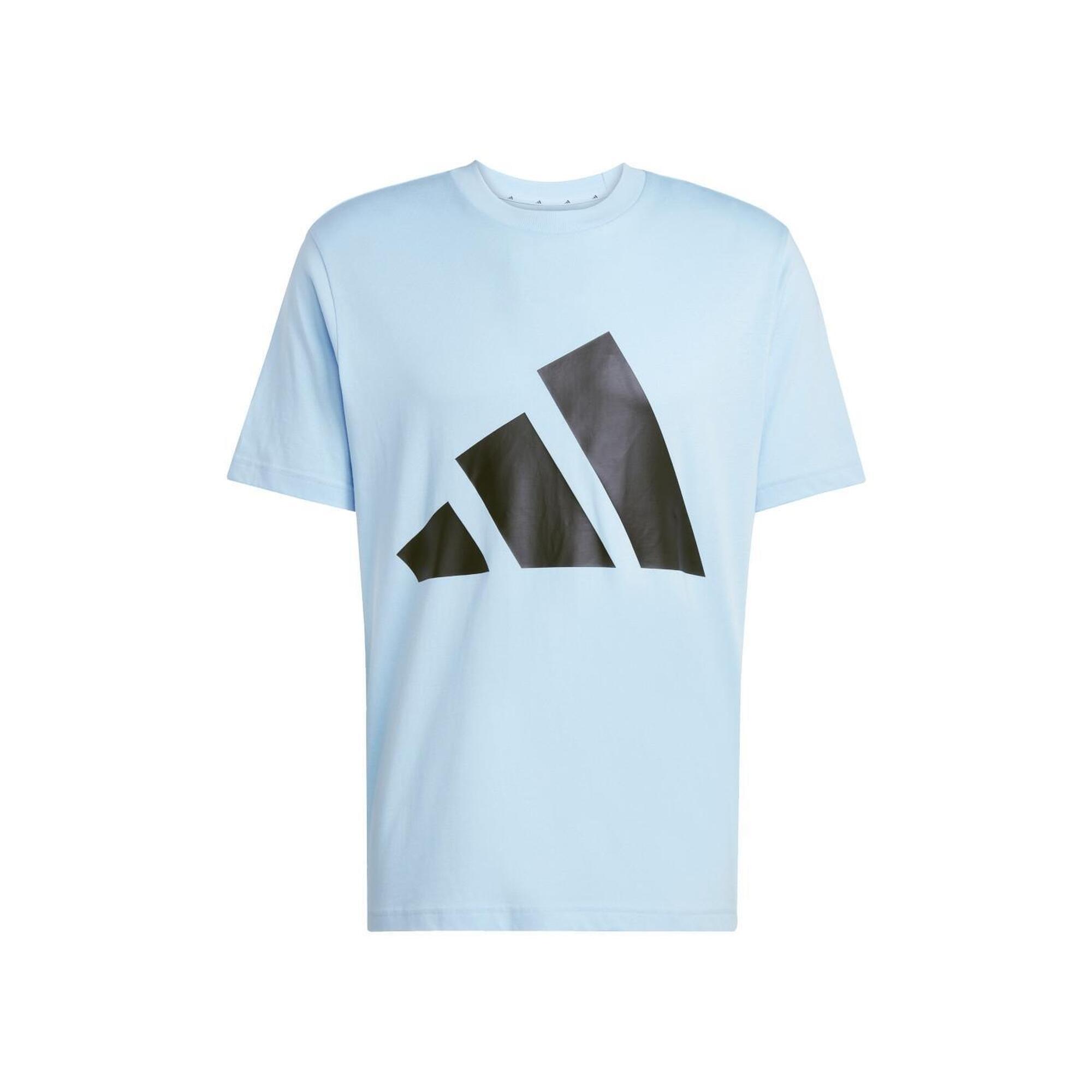 Camiseta para Homem Adidas Sj globlu Azul