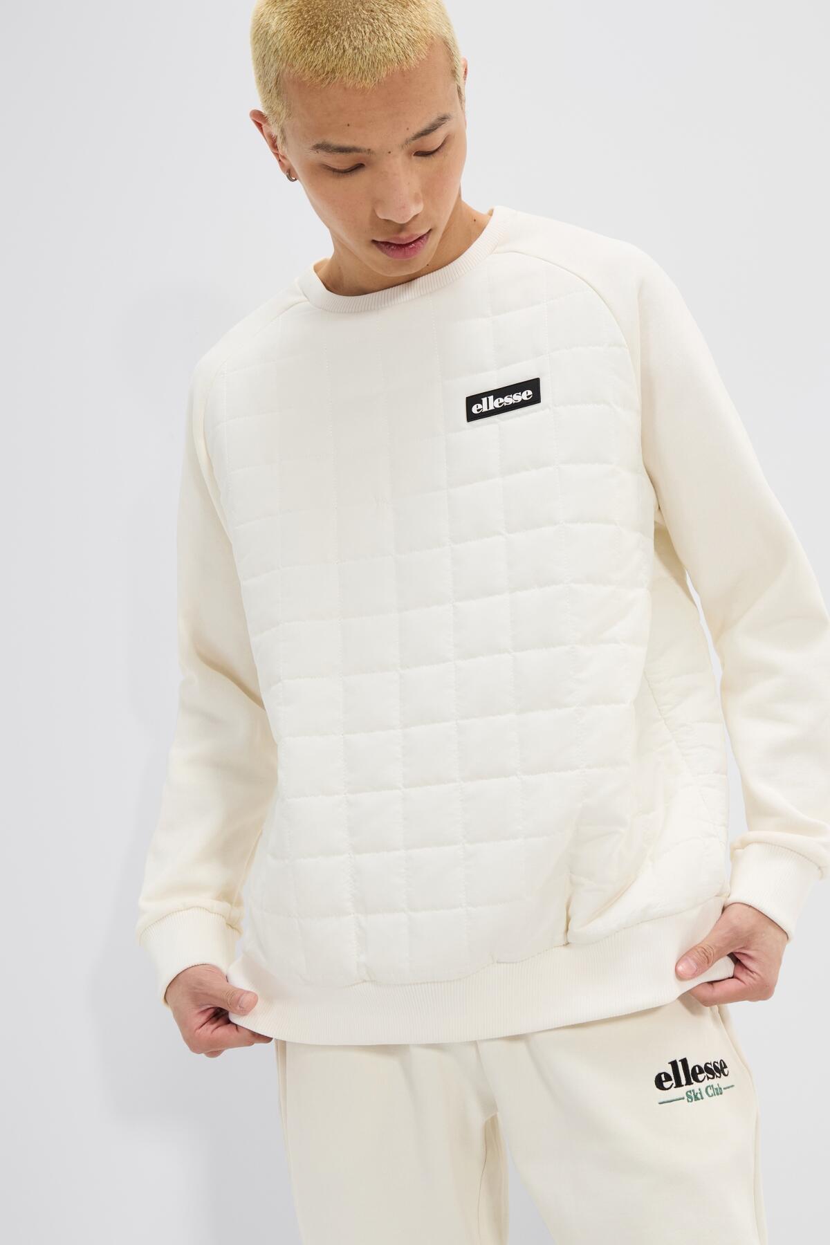 Sudaderas Hombre Ellesse Pax Sweatshirt Blanco 5/5