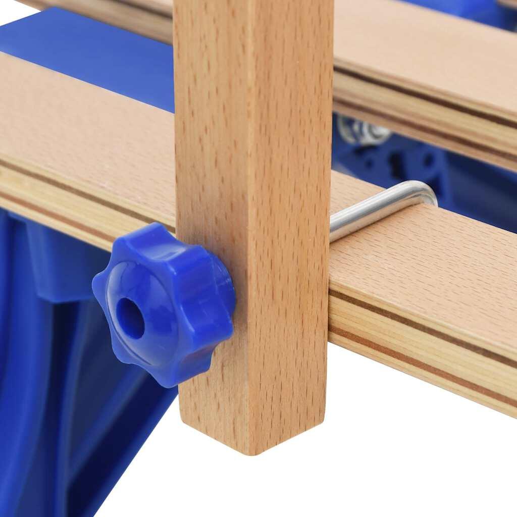 VidaXL dossier pour luge en multiplex beige/bleu 4/6