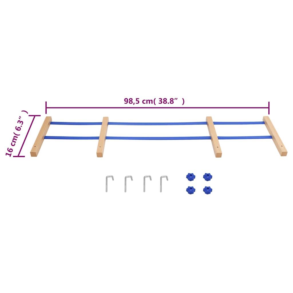 VidaXL dossier pour luge en multiplex beige/bleu 6/6