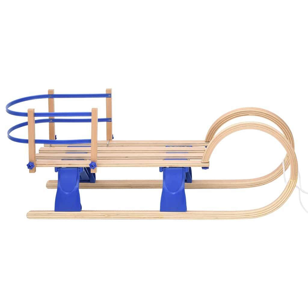 VidaXL Luge pliable avec dossier 110 cm contreplaqué 3/7