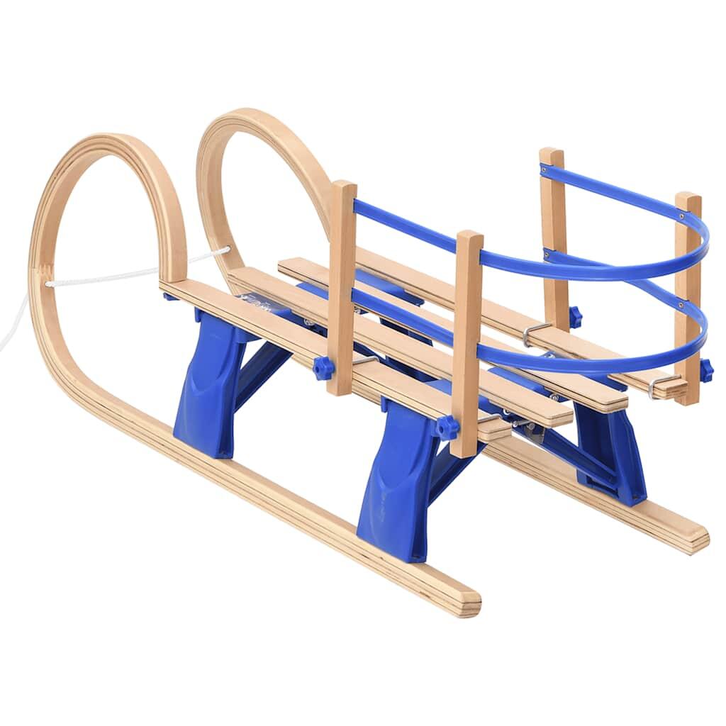 VidaXL Luge pliable avec dossier 110 cm contreplaqué 4/7