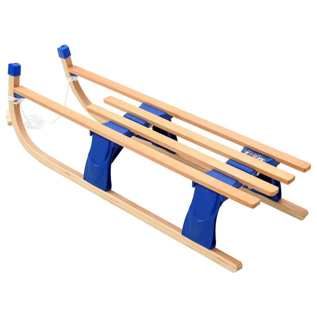 VidaXL Luge pliable en bois 110 cm 2/7