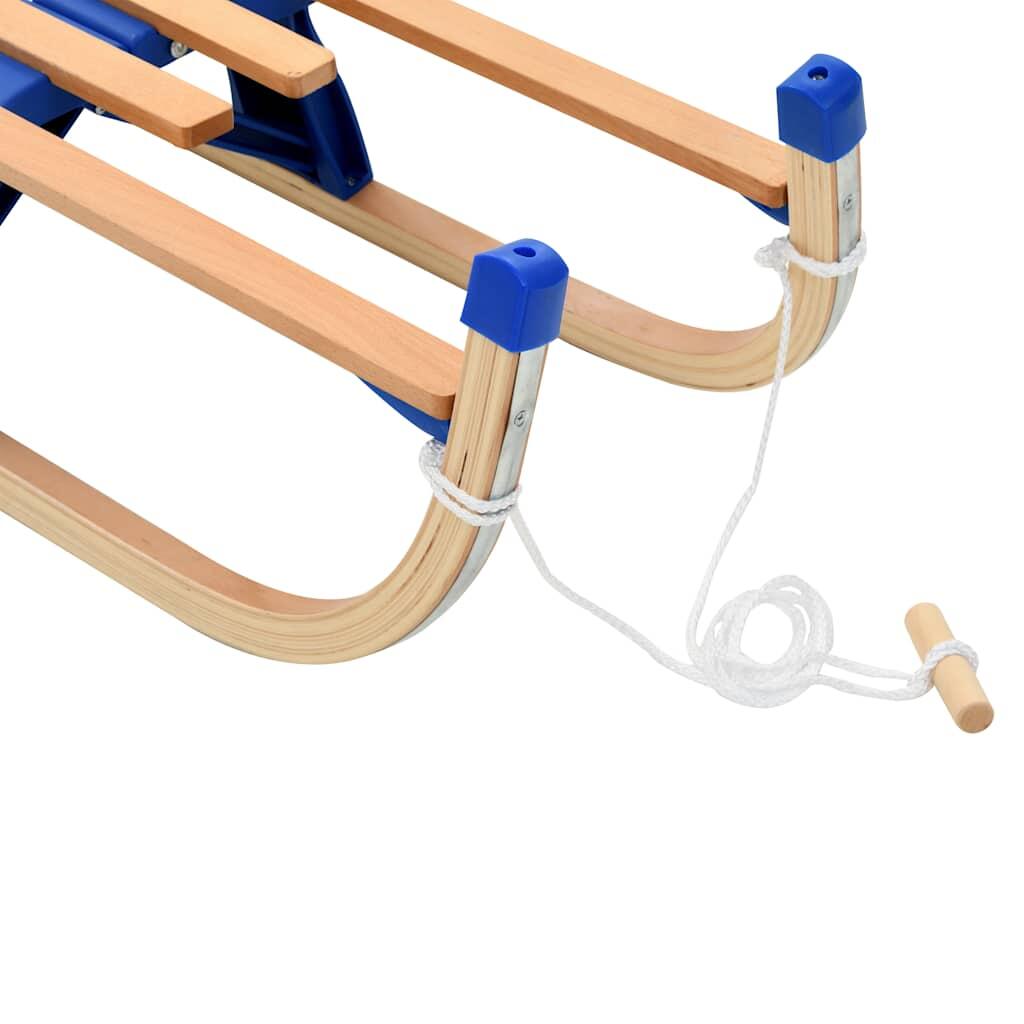 VidaXL Luge pliable en bois 110 cm 7/7