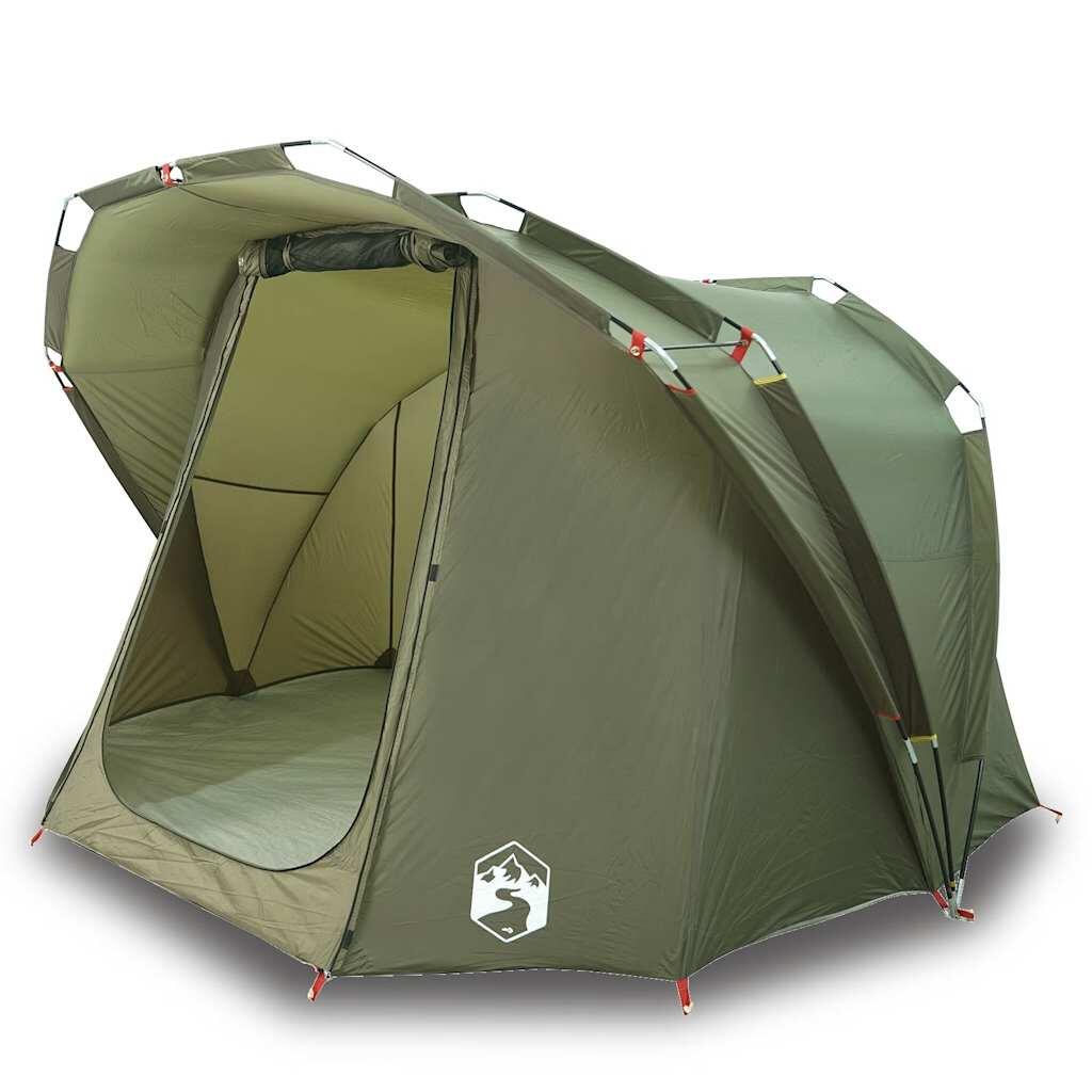 Tenda da pesca impermeabile VidaXL per 4 persone, oliva 2/7