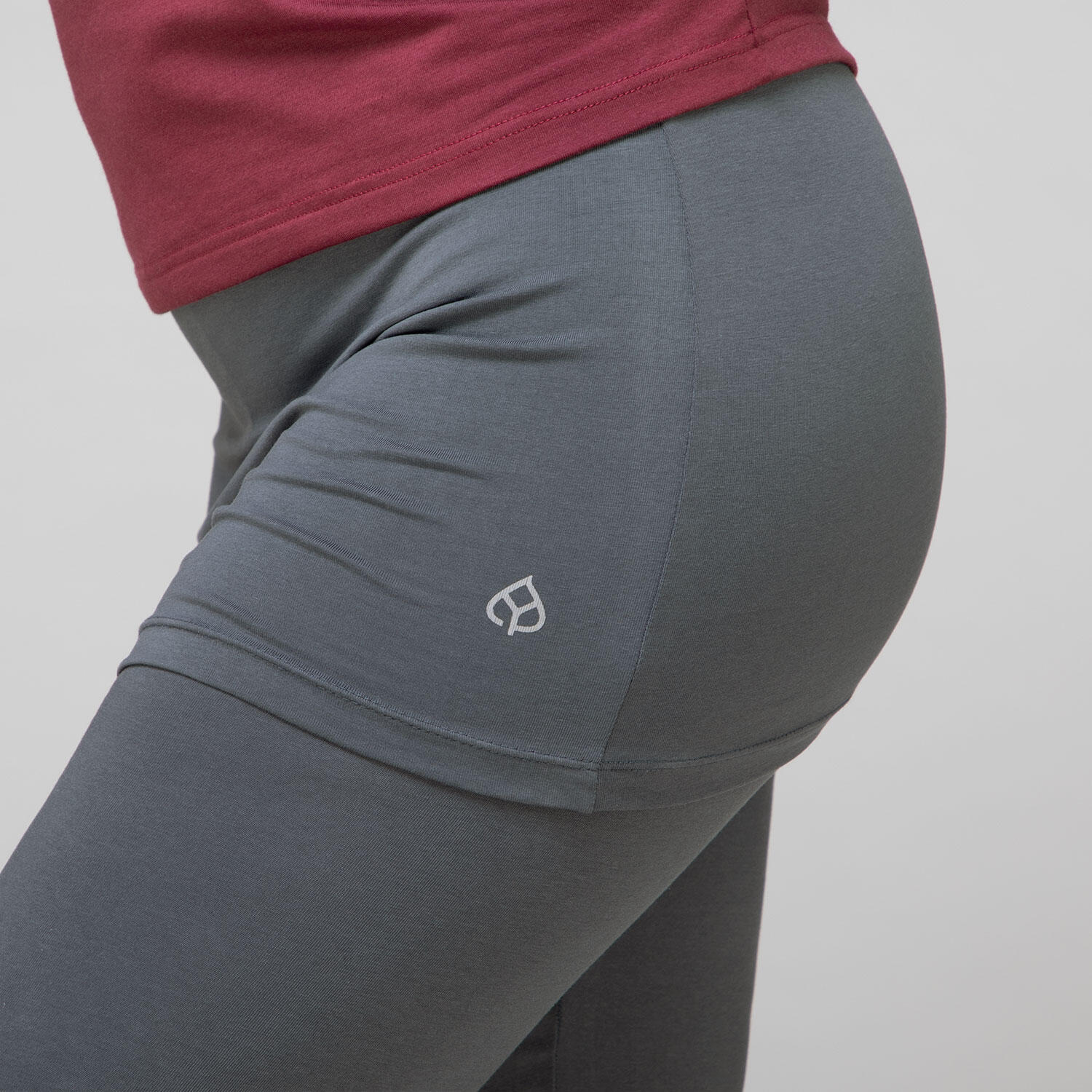 Hip Skirt Yoga Leggings mit Rock, anthrazit XS 4/6