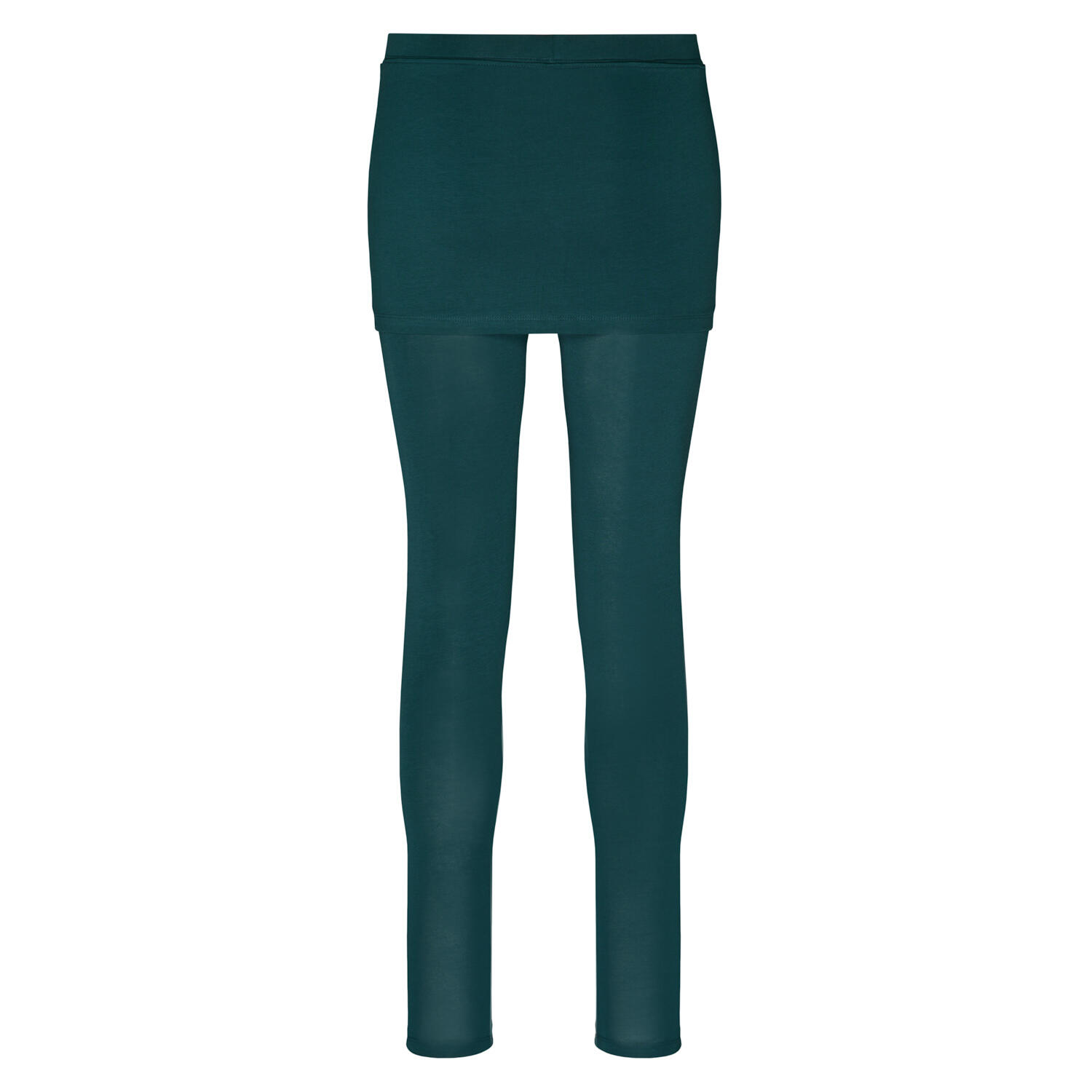 Hip Skirt Yoga Leggings mit Rock, dunkelgrün M 3/6