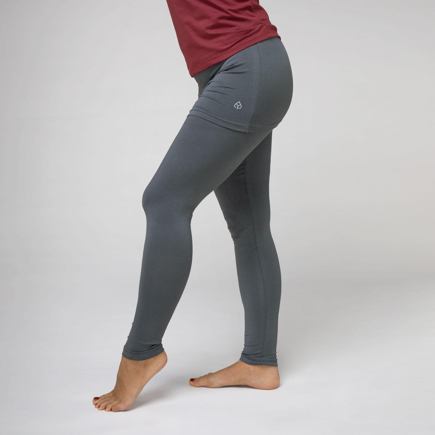 Hip Skirt Yoga Leggings mit Rock, anthrazit XS 6/6