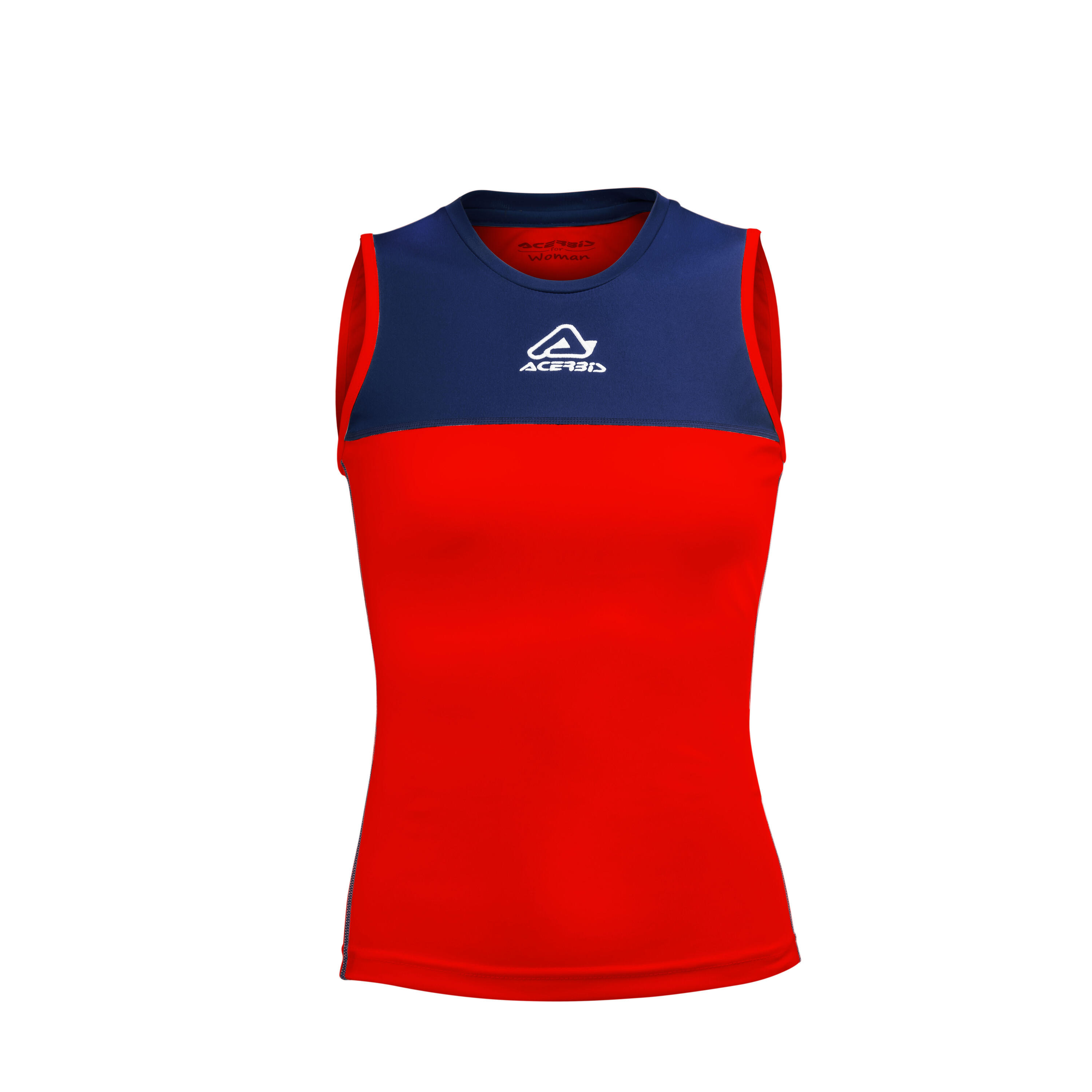 Acerbis - Débardeur Femme Acerbis Vicky - T-shirt Sans Manche - Bleu|rouge - S - Decathlon