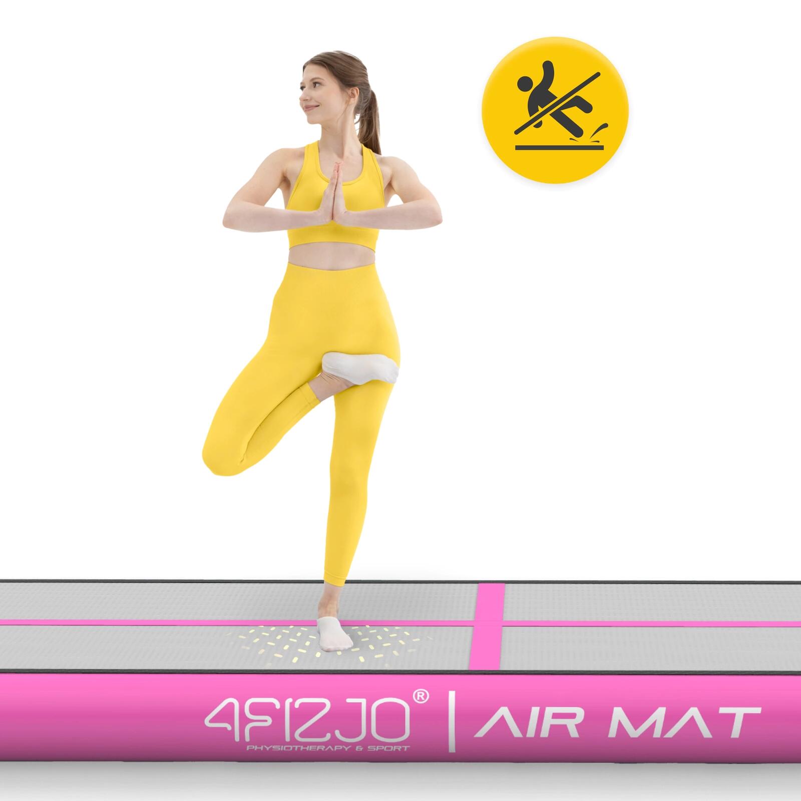 Ścieżka akrobatyczna gimnastyczna z pompką uniwersalna 4FIZJO AIR MAT 4 m 4/7