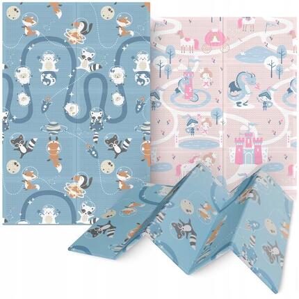 Baby Spielmatte Faltbar XPE 180x120cm Krabbelmatte Kosmos Prinzessin 4FIZJO