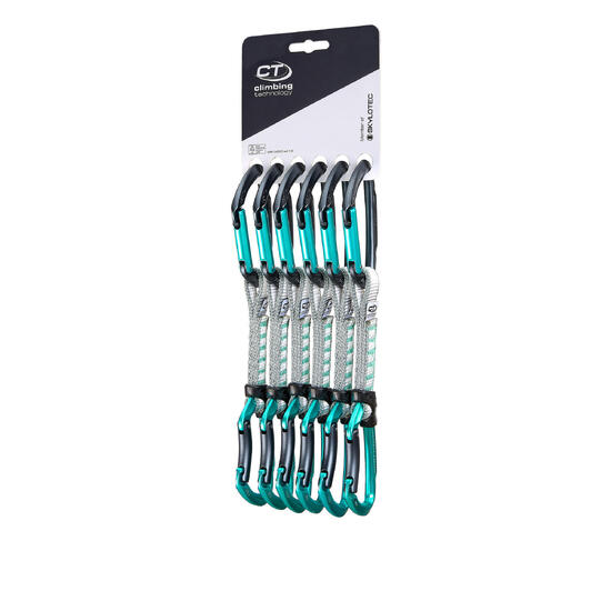 Ekspresy wspinaczkowe Climbing Technology Lime B Set NY 12 cm 6-pack