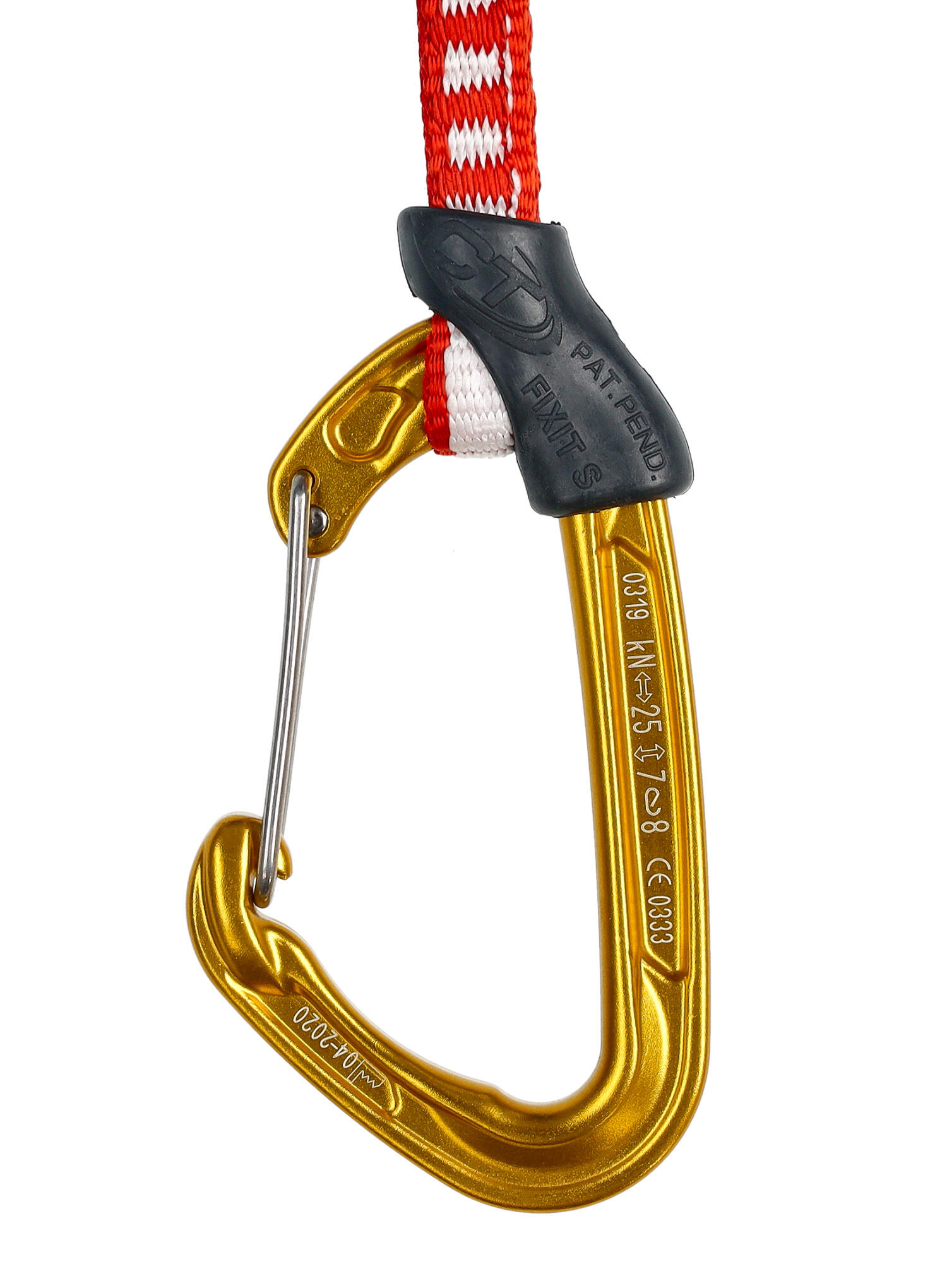 Express Climbing Technology Fly‑Weight Evo 6 pezzi 12 cm Dyneema rosso 60 g 4/5