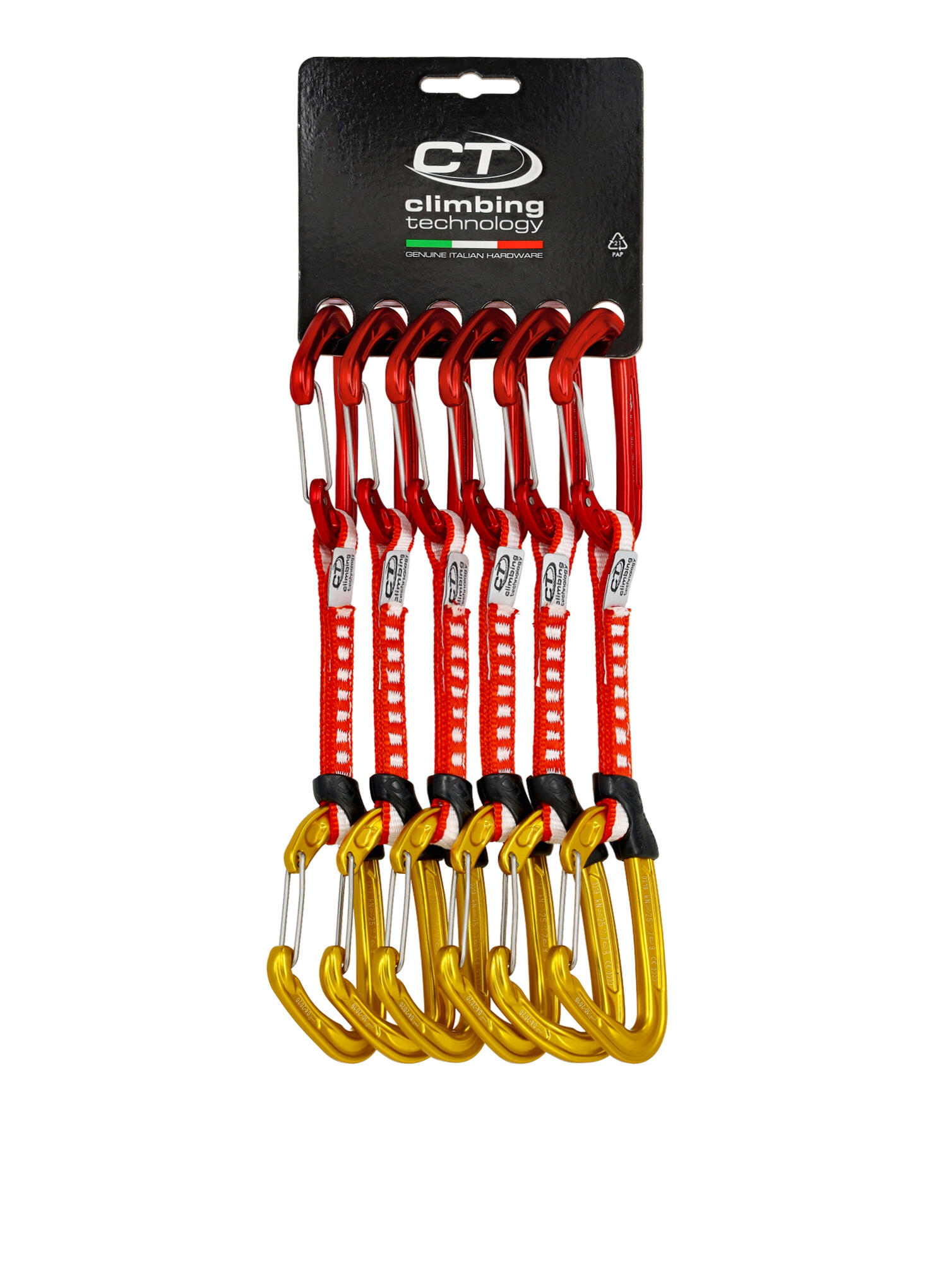 Express Climbing Technology Fly‑Weight Evo 6 pezzi 12 cm Dyneema rosso 60 g 2/5