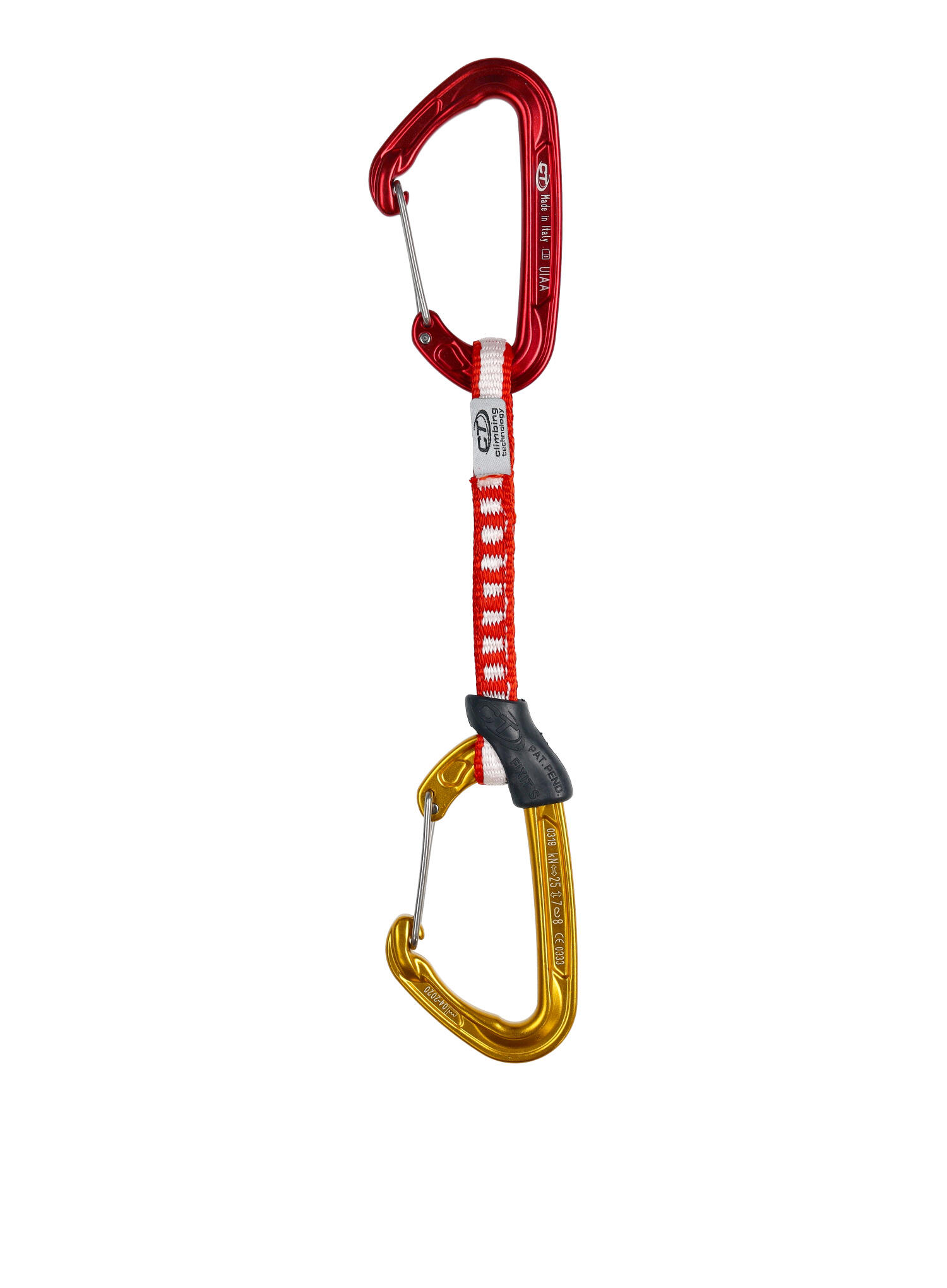 Express Climbing Technology Fly‑Weight Evo 6 pezzi 12 cm Dyneema rosso 60 g 3/5