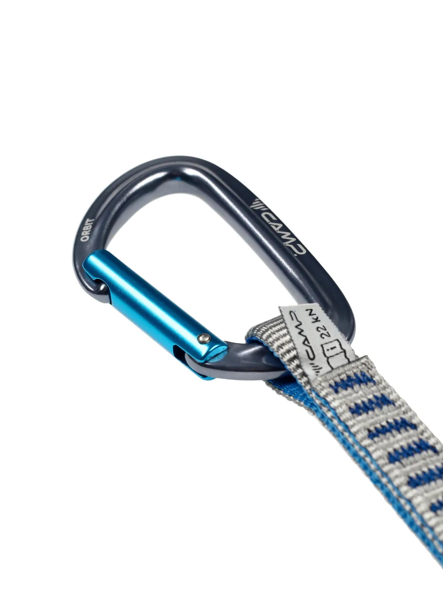 CAMP Orbit Express KS Expressset 6er 12 mm Karabiner grau/blau 5/6