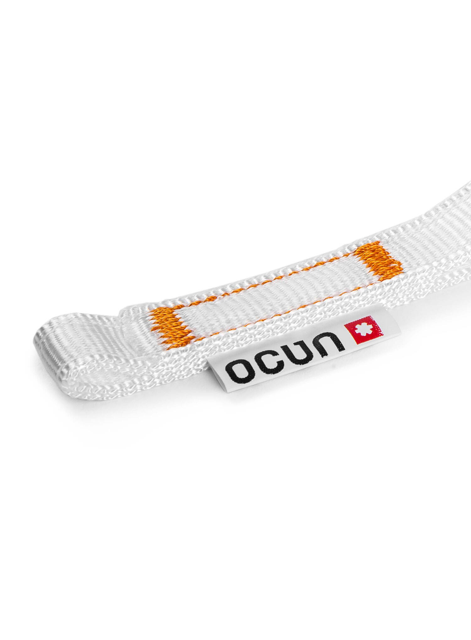 Taśma do ekspresów Ocun Quickdraw Ring Bio-Dyn 15 mm 20 cm - white/orange 2/2