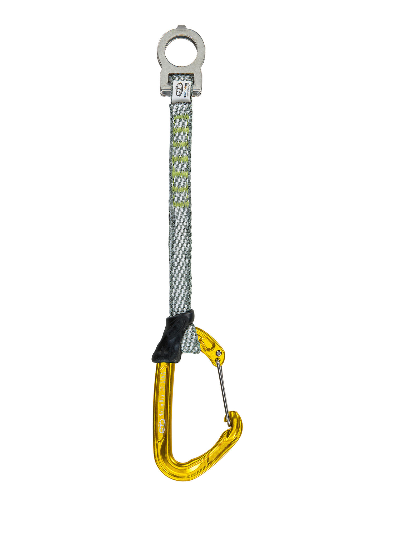 Ekspres wspinaczkowy Climbing Technology Ice Hook 17 cm - yellow 1/2