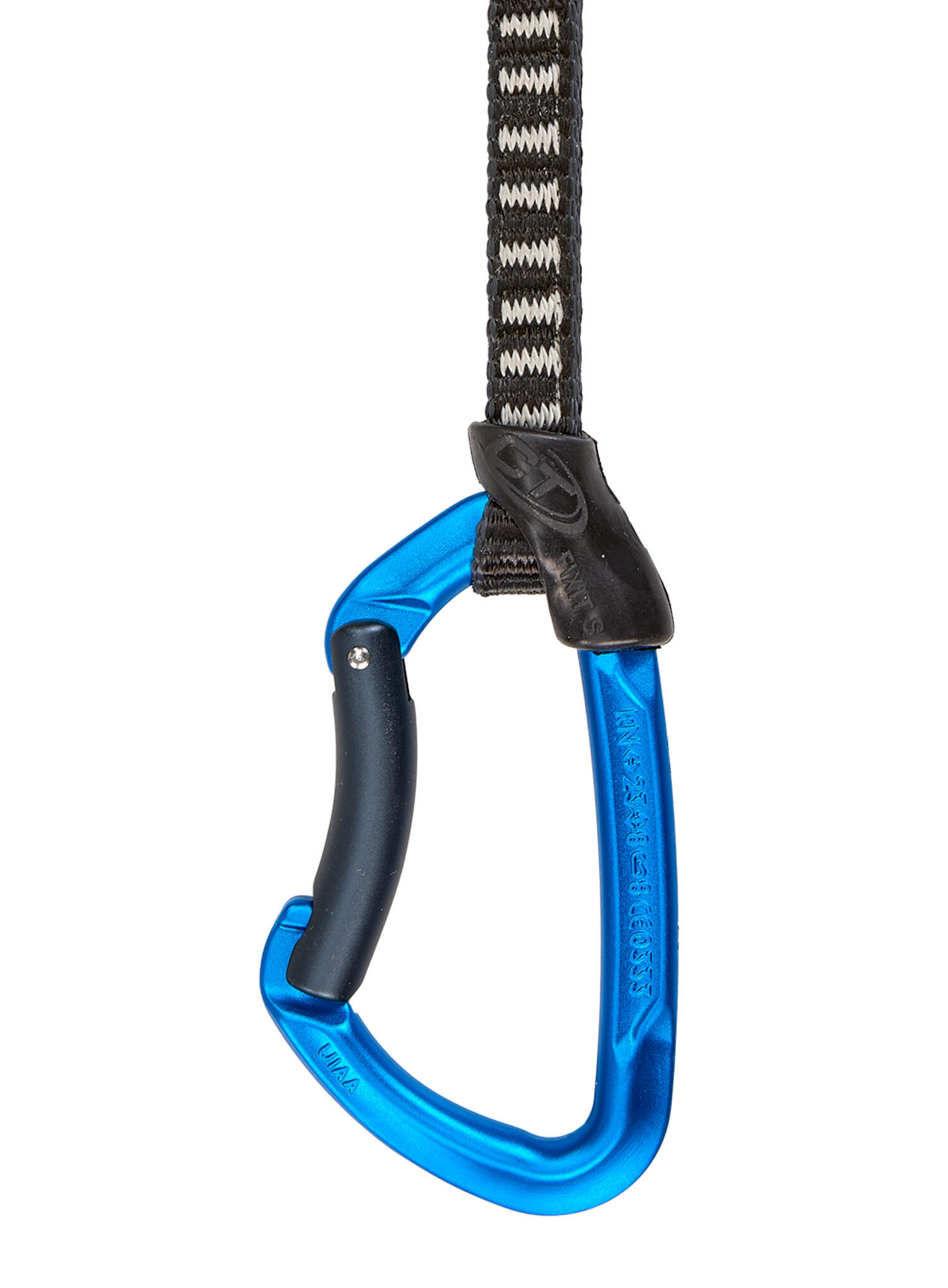 Ekspres wspinaczkowy Climbing Technology Lime B Set DY 22 cm - anthracite/blue 1/2