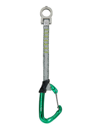 Ekspres wspinaczkowy Climbing Technology Ice Hook 17 cm - green/ green