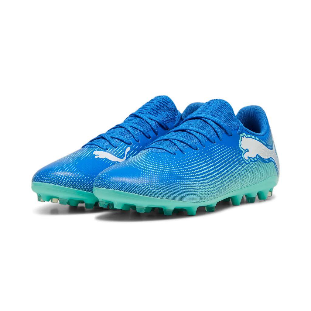 Puma - Chaussures De Football Puma Modèle 107941-01 Pour Unisexe - Chaussures De Football - Bleu - Decathlon