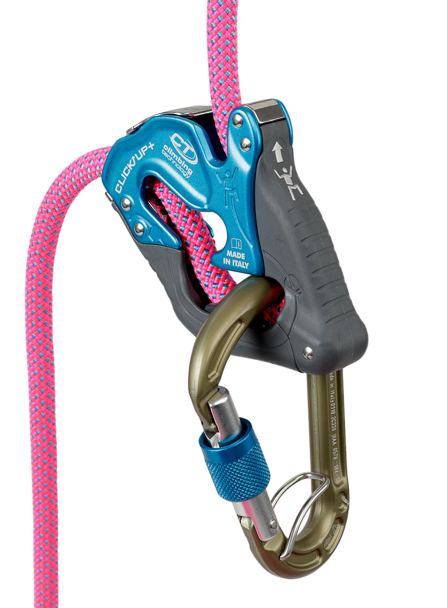 Dispositivo Assicurazione Climbing Technology CT Click Up+ - Per Arrampicata - Foto 11