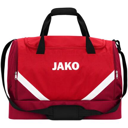 Sac de sport Iconic avec compartiment inférieur - Unisexe - Noir/Bordeaux