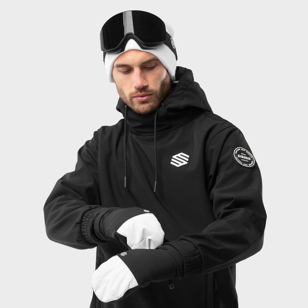Moufles thermiques snowboard et ski Sports d'hiver Homme et Femme PITZTAL White 3/7