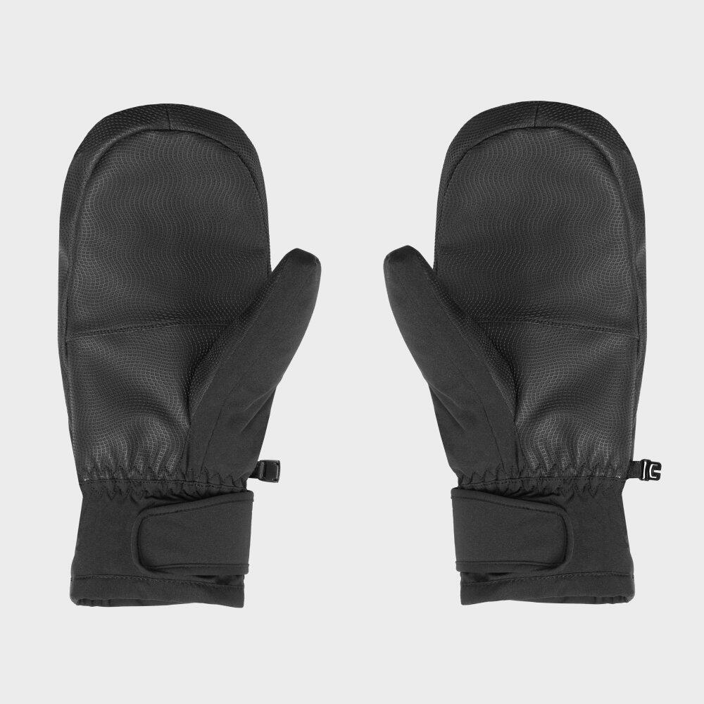 Moufles thermiques snowboard et ski Sports d'hiver Homme et Femme PITZTAL Black 2/7