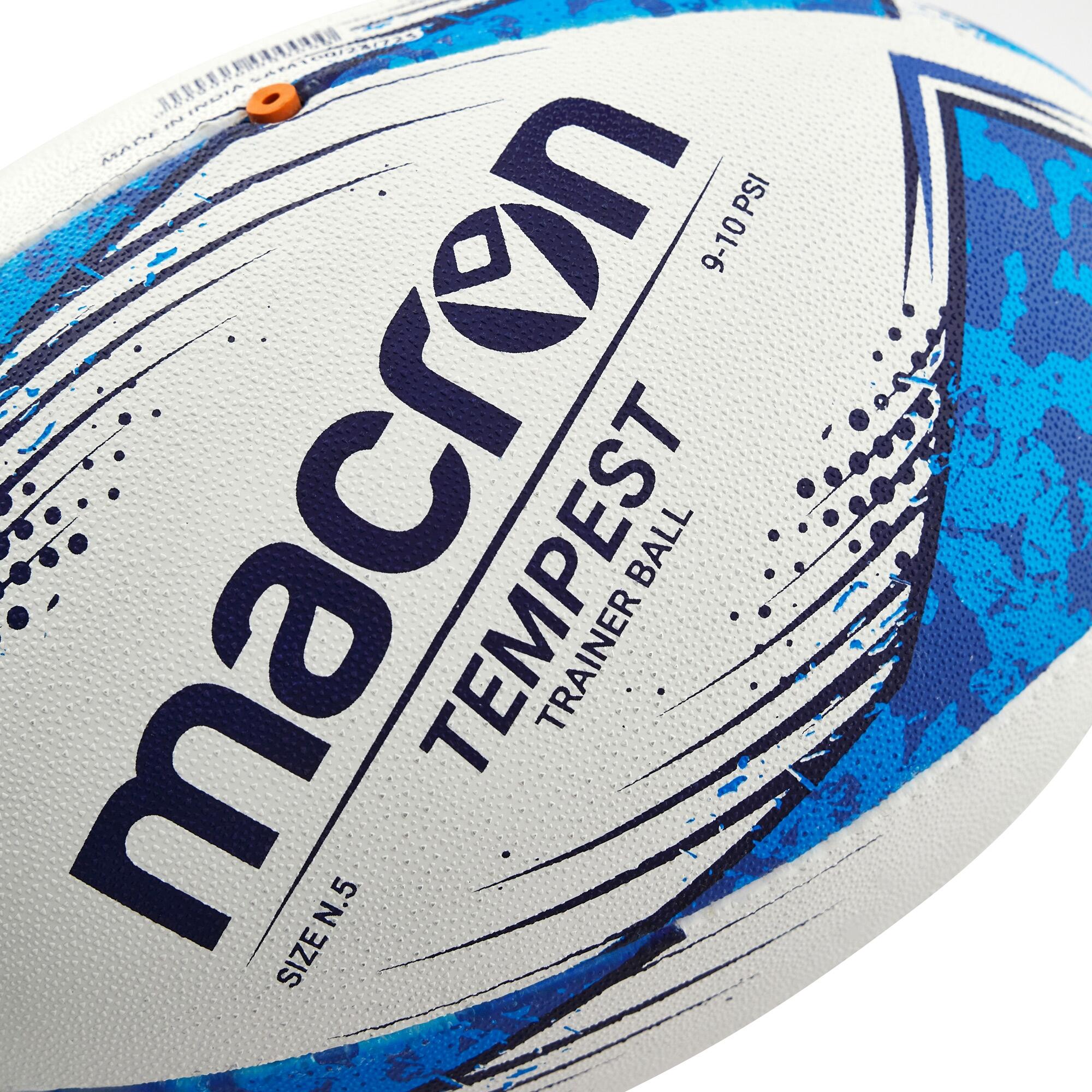 LOT DE 12 ballons de Rugby T5 ENTRAINEMENT TEMPEST Macron 2/5