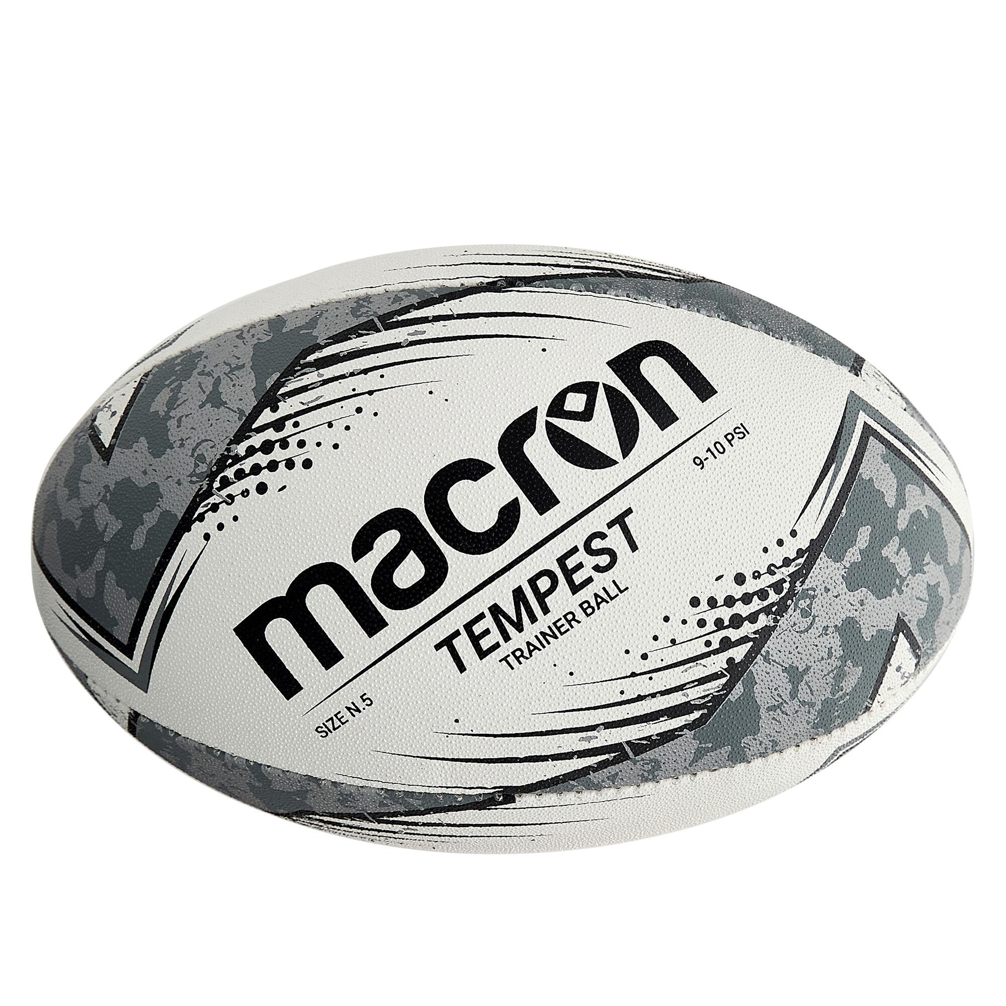 Macron Tempest rugbybal maat 3 - zwart 5/5