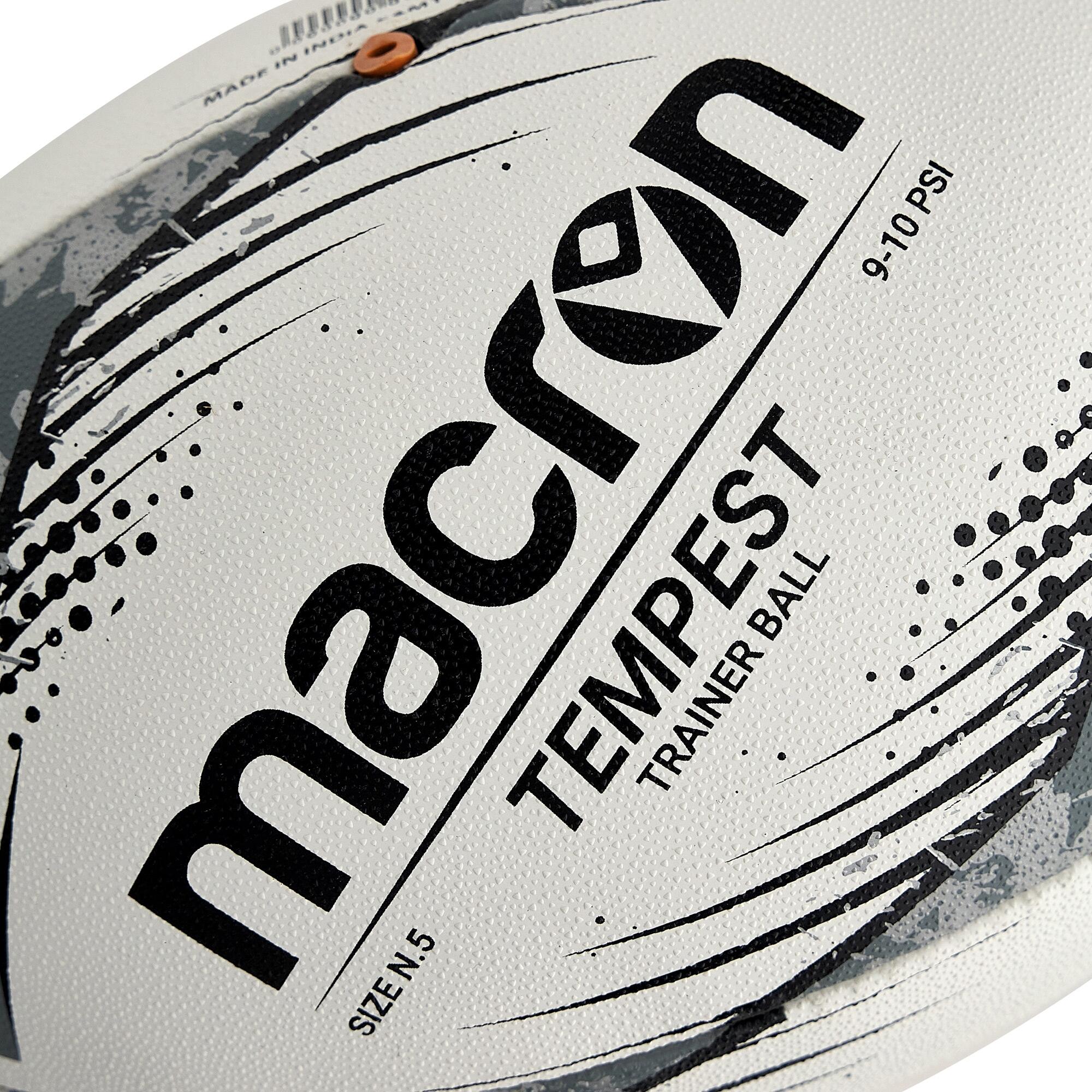 Macron Tempest rugbybal maat 3 - zwart 2/5