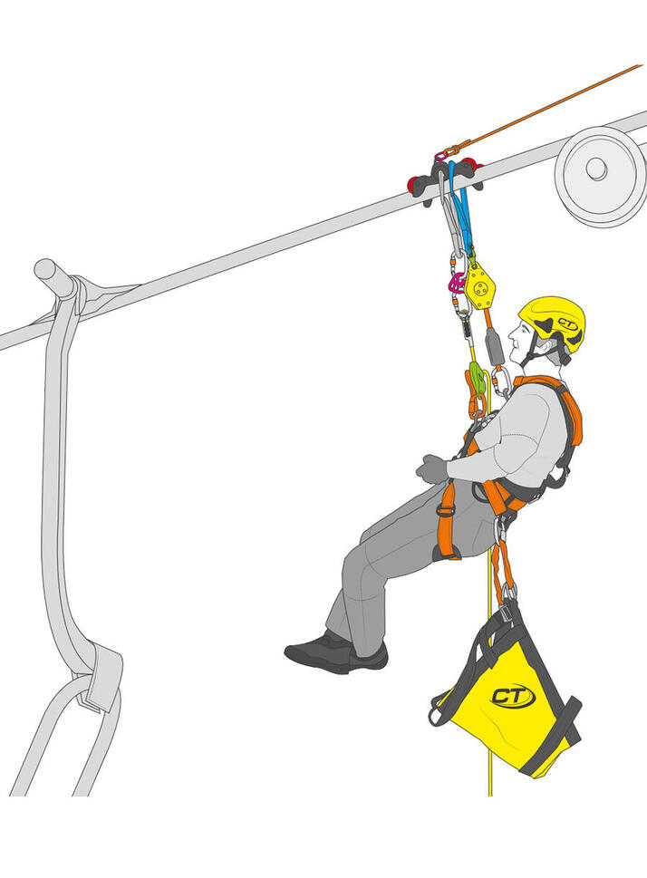 Bloczek ratowniczy do wspinaczki Climbing Technology Easy Rescue